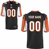 Men Nike Cincinnati Bengals Customized Black Team Color Stitched NFL Game Jersey,baseball caps,new era cap wholesale,wholesale hats
